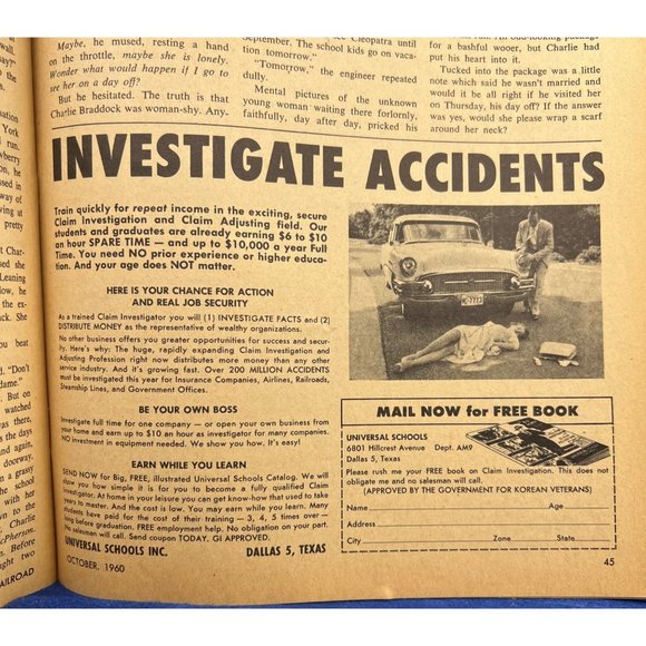 Lot 5 Vintage Railroad Train Magazines 1960 through 1987 - Picture 13 of 16